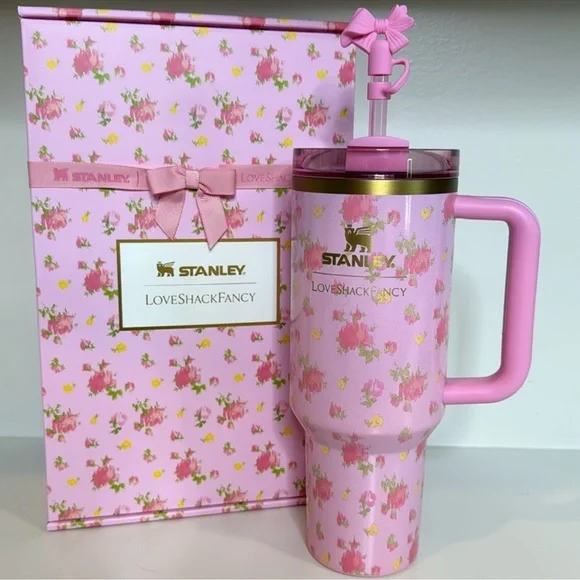 Stanley 1913 x LoveShackFancy Quencher H2.0 Flowstate™ Tumbler | 40 OZ - Picture 1 of 15